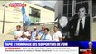 "Notre Bon Dieu, c'est Tapie, car l'OM, c'est une religion": les supporters de l'OM rendent hommage à Bernard Tapie devant le stade Vélodrome