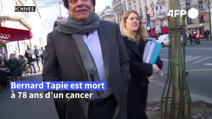 Bernard Tapie, ex-ministre et businessman, est mort à 78 ans