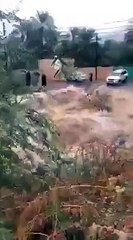 فيديو صادم يوثق اجتياح السيول المناطق السكنية في مسقط.. مشهد مرعب