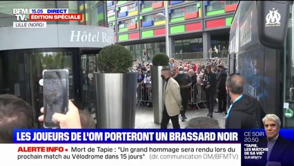 下载视频: Mort de Bernard Tapie: la ferveur des supporters de l'OM présents à Lille pour le match de ce dimanche