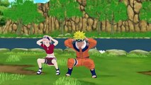 naruto & sakura traning