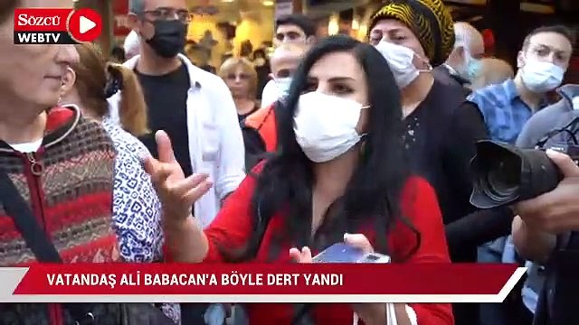 Vatandaş, Babacan’a dert yandı: Konuşmak istediğimizde ya terörist ya o, ya bu oluyoruz