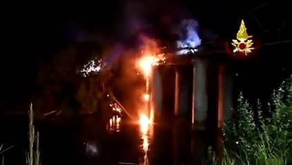 Incêndio em ponte Roma