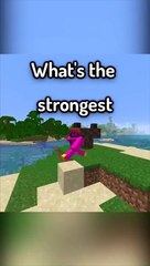 The Strongest Minecraft Mob... #shorts