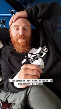 Lucile donne des nouvelles de Jérôme (L'amour est dans le pré) après sa blessure et son opération au pouce. Le 2 octobre 2021.