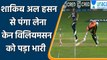 IPL 2021 SRH vs KKR: Shakib Al Hasan runs Kane Williamson out with direct hit | वनइंडिया हिंदी
