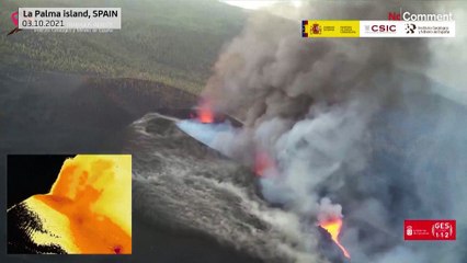 La Palma: Thermalbilder zeigen Vulkanausbruch