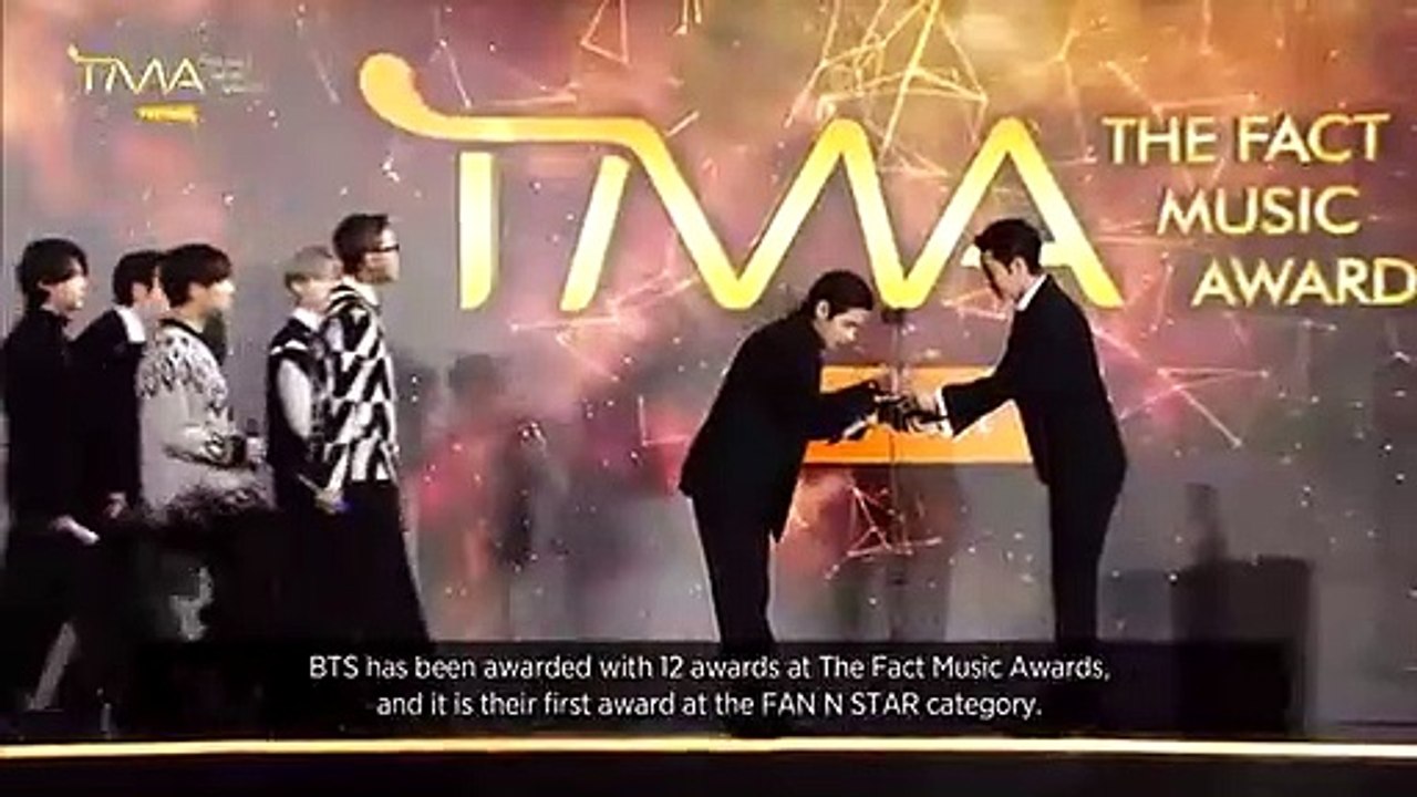 Congratulations to BTS for winning “Most Voted singer" at The Fact Music Awards 2021