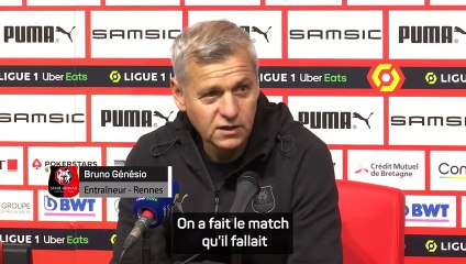Rennes - Génésio : "On a fait le match qu'il fallait"