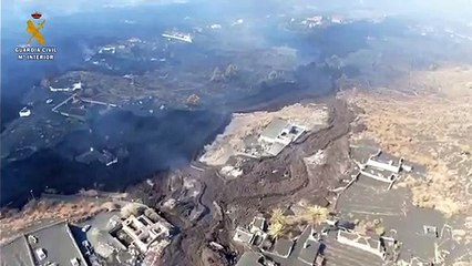 Nuevas imágenes del volcán de La Palma cuando se cumplen dos semanas de la erupción