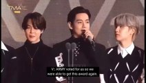 [ENG SUB] BTS WON FAN N STAR MOST VOTED ARTIST AT 2021 THE FACT MUSIC AWARDS!