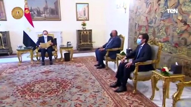 الرئيس عبد الفتاح السيسي يستقبل المبعوث الخاص لرئيس جمهورية الكونغو الديمقراطية