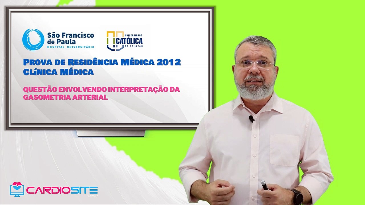 QUESTÃO DE GASOMETRIA UCPEL 2012