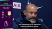 Nuno delighted with Spurs reaction following Villa win