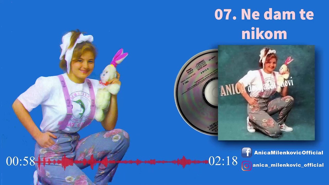 Anica Milenkovic -  Ne dam te nikom - (Official Audio 1992)