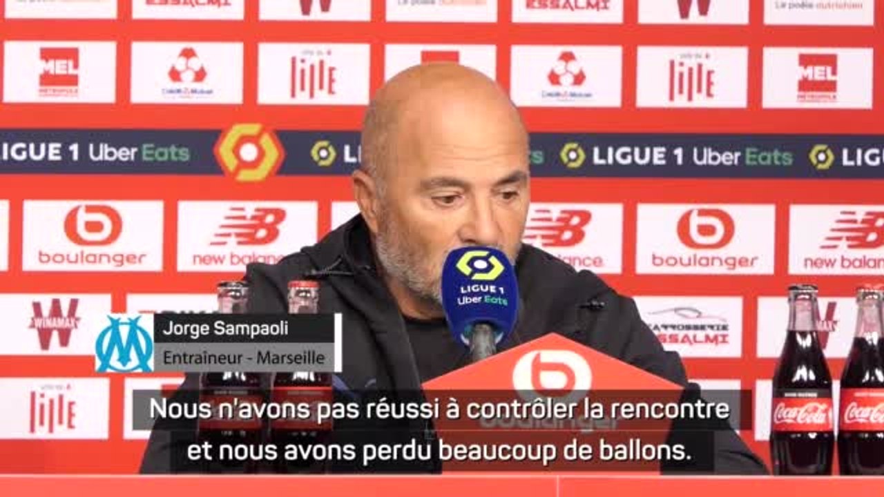 OM - Sampaoli : "Nous avons perdu trop de ballons"