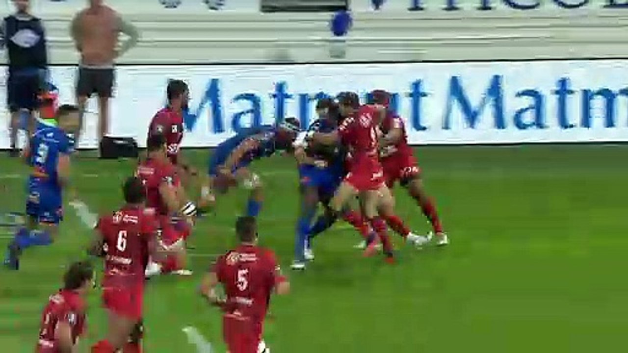 TOP 14 - Essai de Wilfried HOUNKPATIN (CO) - Castres Olympique - RC Toulon - J05 - Saison 2021/2022