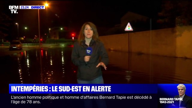 Intempéries: plusieurs quartiers de Nîmes inondés et une soixantaine de mises en sécurité