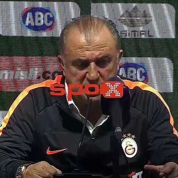Fatih Terim'in devre arası konuşması