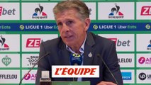 Puel : «Les joueurs ont été extraordinaires» - Foot - L1 - Saint-Etienne