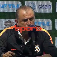 Fatih Terim'den hakem sözleri