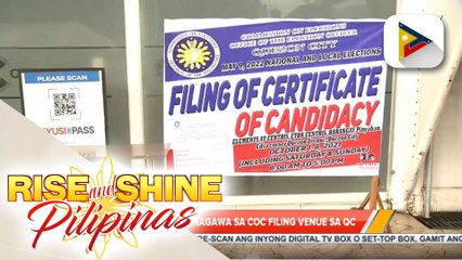 Disinfection, isinagawa sa COC filing venue sa QC