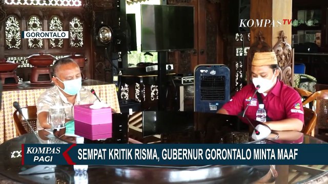 Gubernur Gorontalo: Mensos Risma Juga Sudah Minta Maaf
