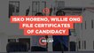 Rappler Recap: Isko Moreno, Willie Ong file certificates of candidacy