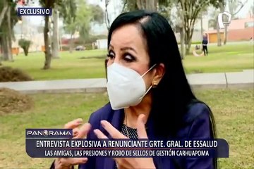 Entrevista explosiva a exgerente de Essalud: la presiones y robo de sellos en gestión Carhuapoma
