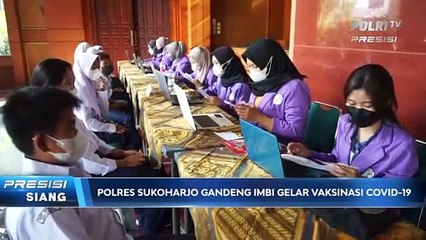 Polres Sukoharjo Gandeng IMBI Adakan Vaksinasi Untuk Pelajar dan Masyarakat Umum