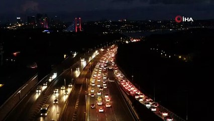 Trafiktekilere Allah sabır versin! Trafikte yine Pazartesi düğümü