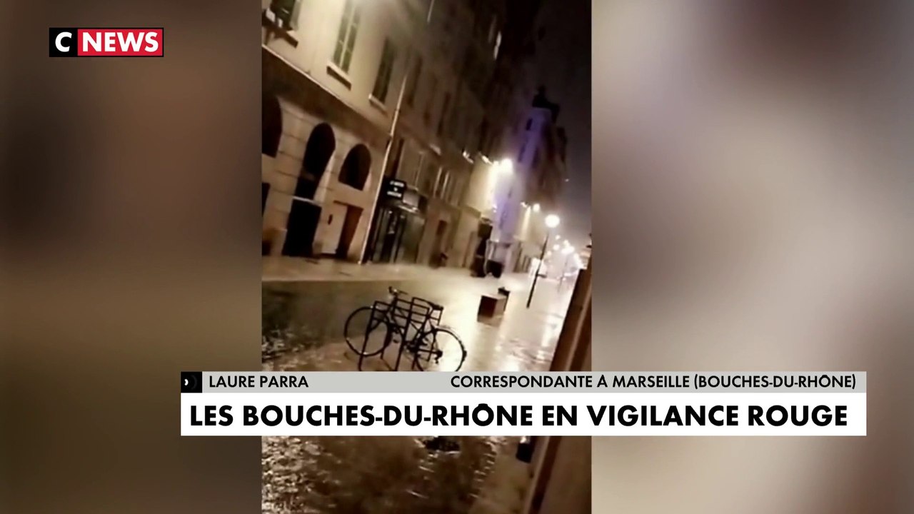 Les Bouches-du-Rhône en vigilance rouge