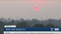Parts of Kern County experience bad air quality Sunday