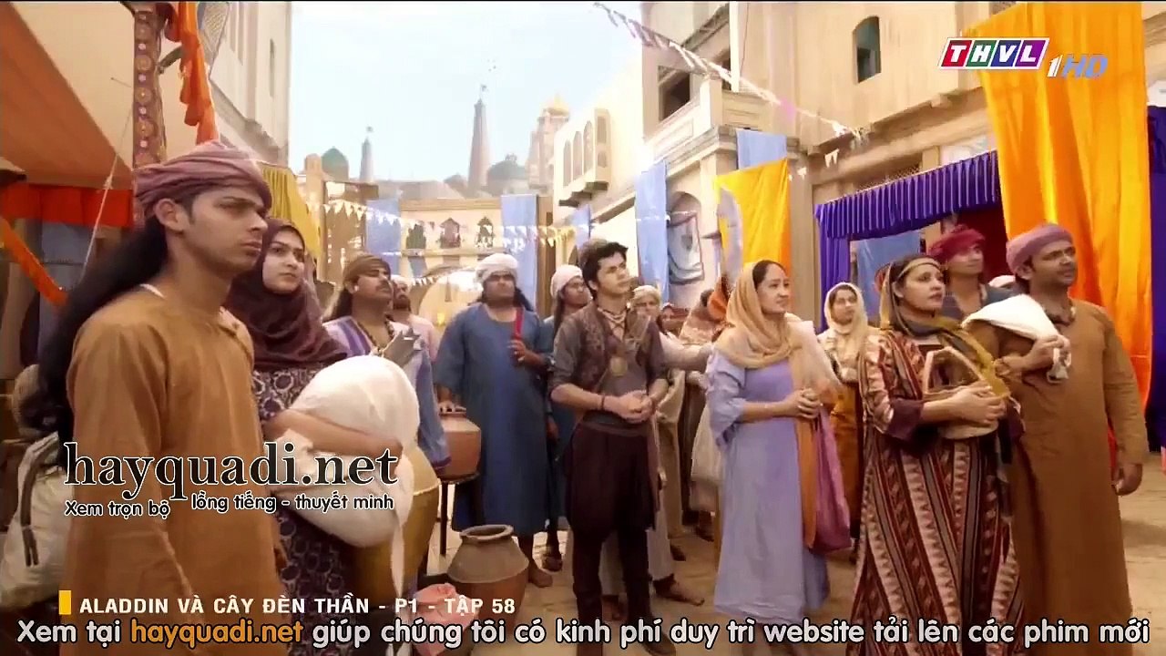 Aladin Và Cây Đèn Thần Tập 58 - Bản Chuẩn - THVL1 lồng tiếng tap 59 - Phim Ấn Độ - xem phim aladin va cay den than tap 58