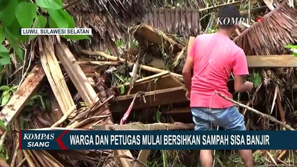 Download Video: Korban Banjir Bandang di Kabupaten Luwu Mulai Benahi Rumah