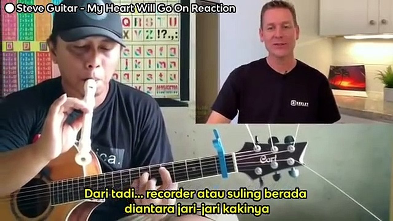 alib ba ta reaction celine dion my heart will go n acoustic fingerstyle