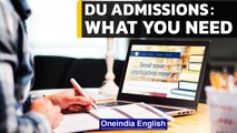 Delhi University admissions start online: Keep these things in mind | Oneindia News