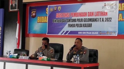 Polda Kalimantan Barat Menggelar Asistensi Binlat Bintara dan Tamtama Polri
