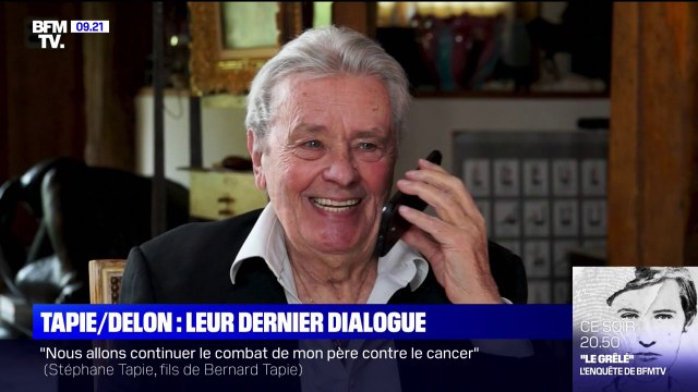 Bernard Tapie et Alain Delon: leur dernier dialogue