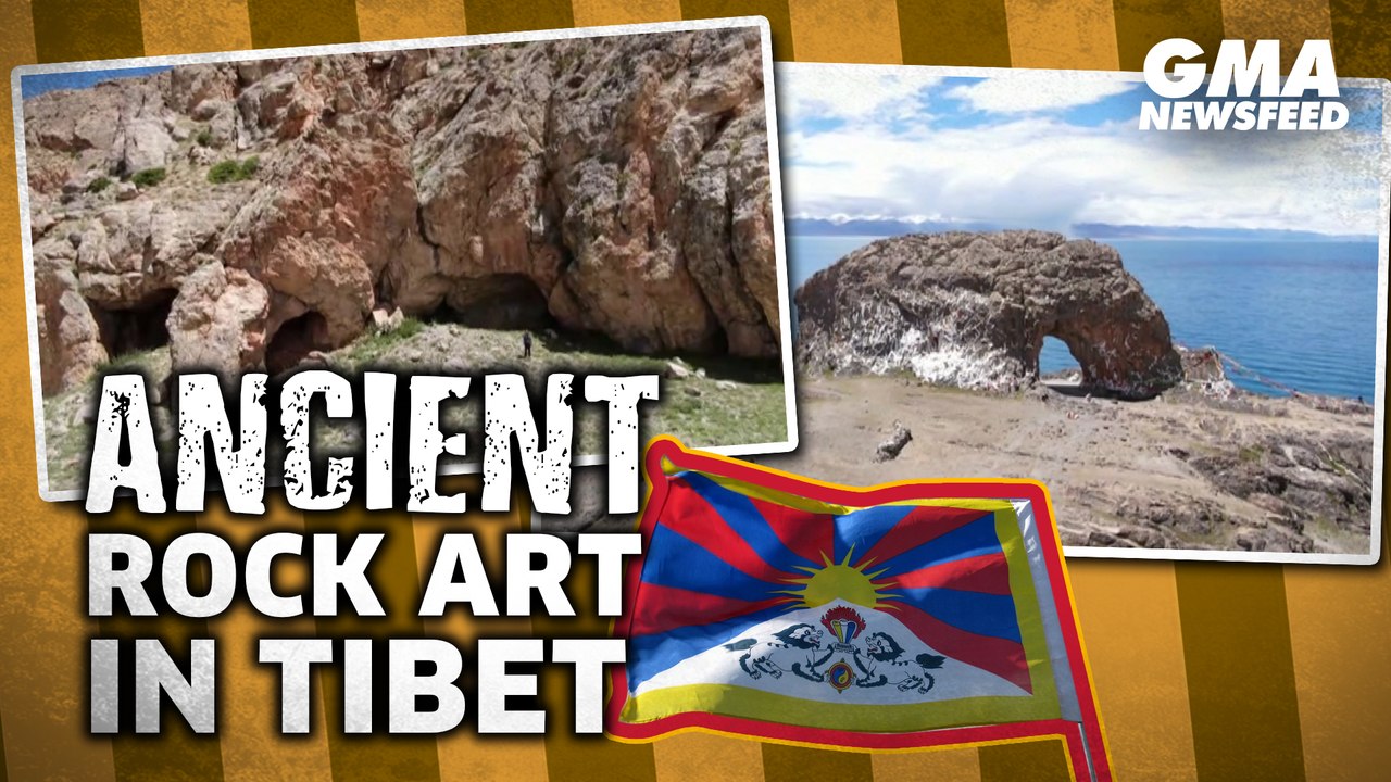 Ancient rock art in Tibet, mahigpit na binabantayan ngayon | GMA News Feed