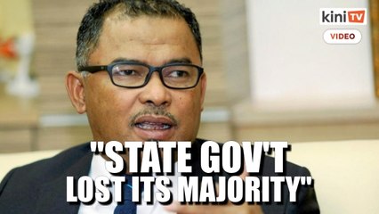 下载视频: Malacca govt has lost its majority, says Idris after four state reps withdraw support