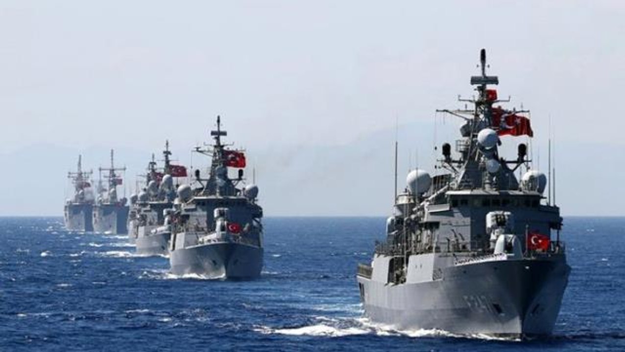 Türk kıta sahanlığına giren Güney Kıbrıs Rum Yönetimi'ne ait gemi, deniz kuvvetleri tarafından uzaklaştırıldı
