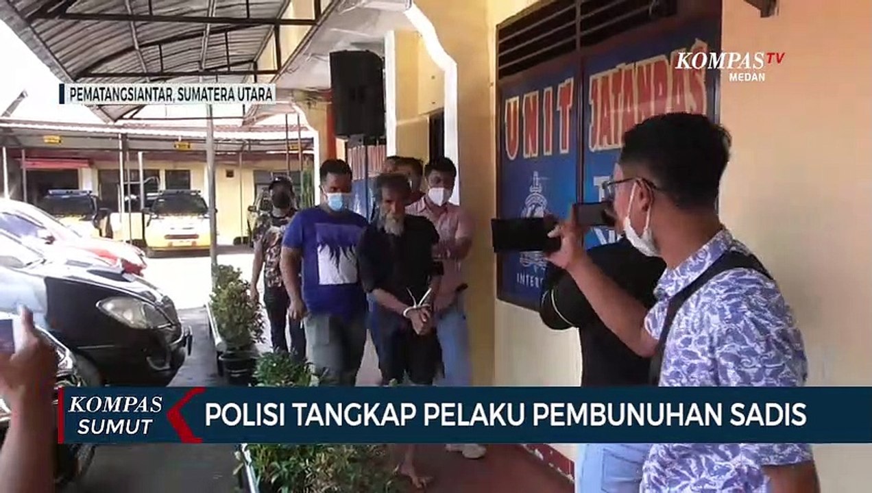 Pembunuhan Seorang Pria di Kota Pematangsiantar Terekam CCTV
