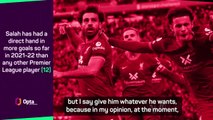 Enrique tells Liverpool to 'give Salah whatever he wants'