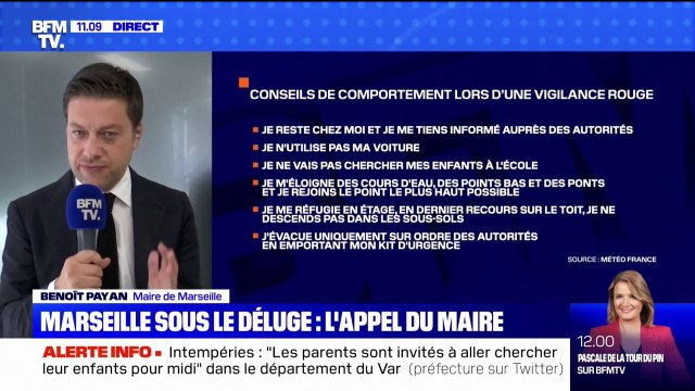Benoît Payan, maire de Marseille: Marseillais, allez chercher vos enfants à l'école et restez chez vous jusqu'à ce soir