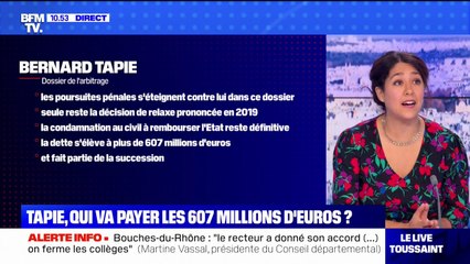 Affaire de l'arbitrage: pourquoi Bernard Tapie meurt innocent sur le plan pénal mais reste condamné sur le plan civil ?