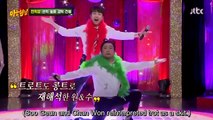 Knowing Bros Ep 300 ~ award for Young Tak & Lee Chan Won, Kang Ho Dong feels upset watching Eunhyuk's vertical dance