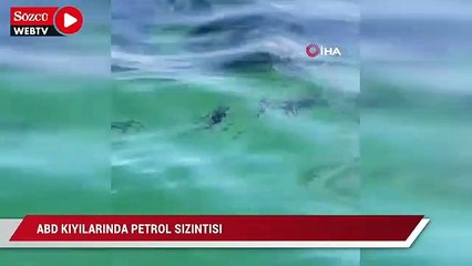 California kıyılarında petrol sızıntısı