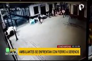 Chachapoyas: ambulantes informales se enfrentan con fierro en mano a serenos