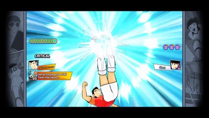 Aerial Double and A Half Twist Interception - Captain Tsubasa Skill
